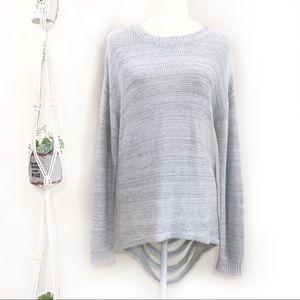 Harper Lane Olie distressed back sweater